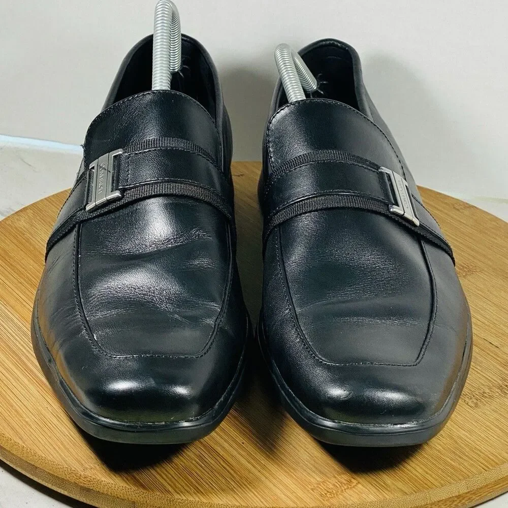 Calvin Klein Men’s Dress Flat Shoe JOSIAH size 11.5 Black